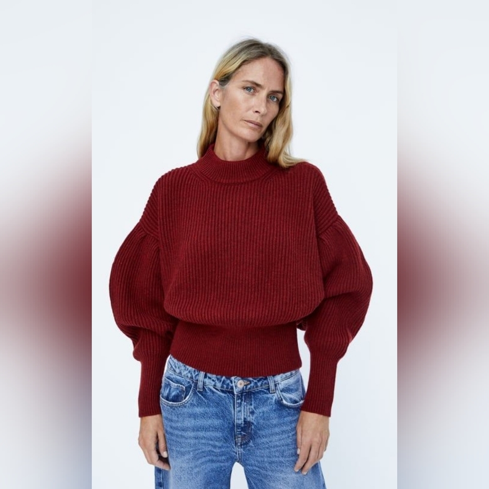 Zara Red Knit S